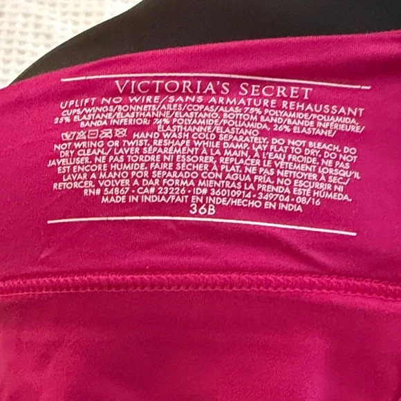 Victoria’s Secret Women’s Hot Pink Bralette with Twist Front - Picture 3 of 3